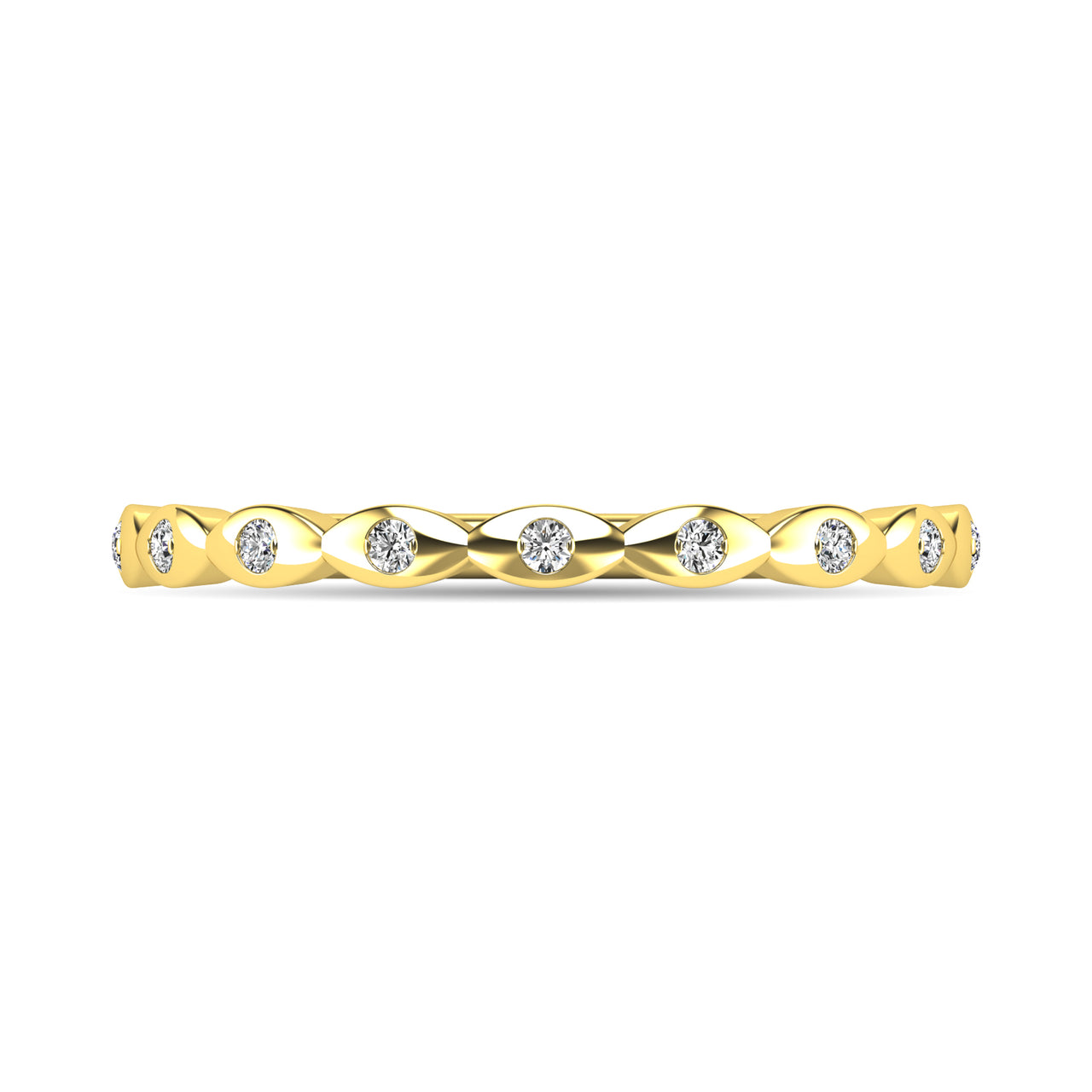 Diamond 1/10 ct tw Stackable Ring in 14K Yellow Gold