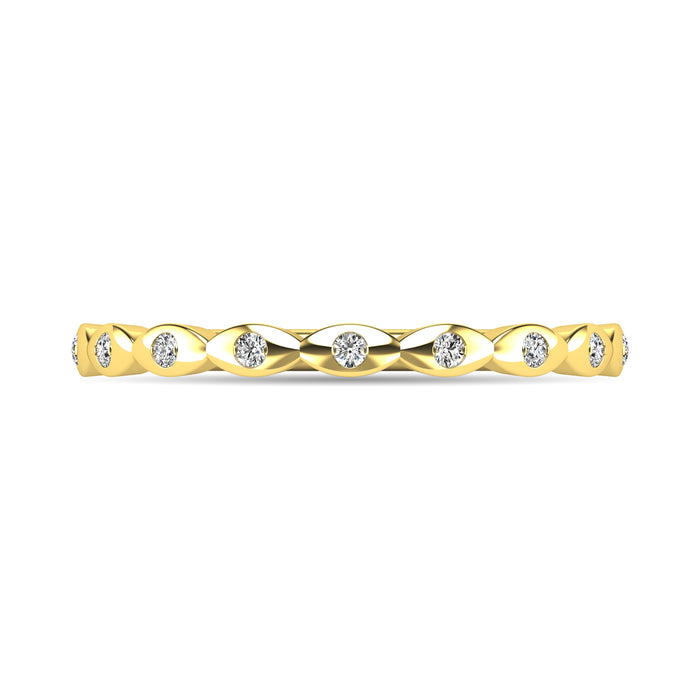 Diamond 1/10 ct tw Stackable Ring in 14K Yellow Gold