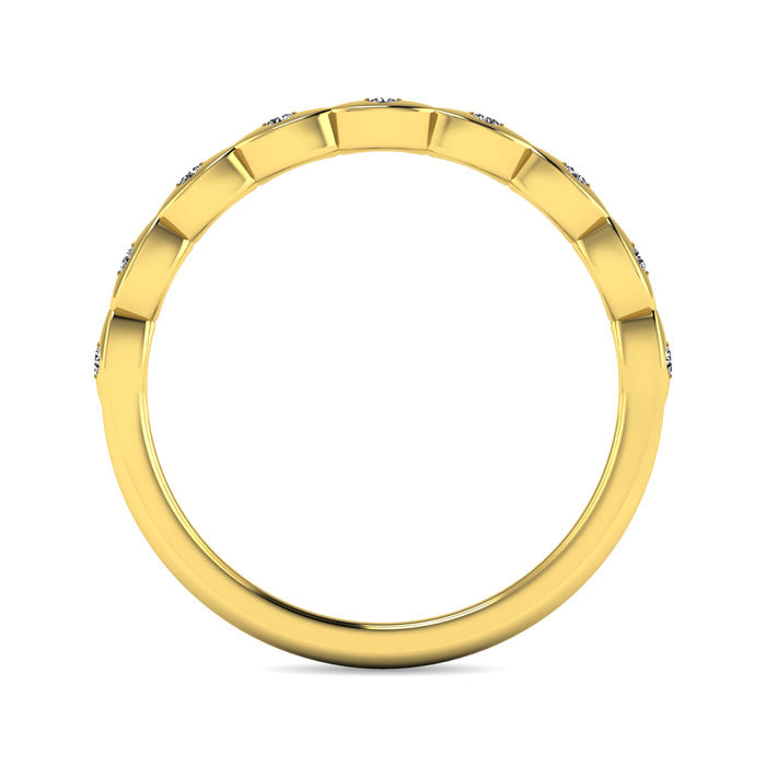 Diamond 1/10 ct tw Stackable Ring in 14K Yellow Gold