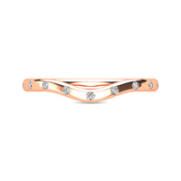 Thumbnail for Diamond 1/10 ct tw Stackable Ring in 10K Rose Gold