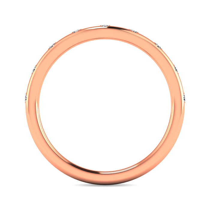 Diamond 1/10 ct tw Stackable Ring in 10K Rose Gold