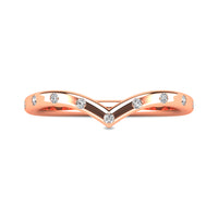 Thumbnail for Diamond 1/10 ct tw Stackable Ring in 10K Rose Gold