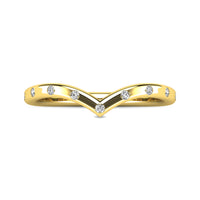Thumbnail for Diamond 1/10 ct tw Stackable Ring in 10K Yellow Gold