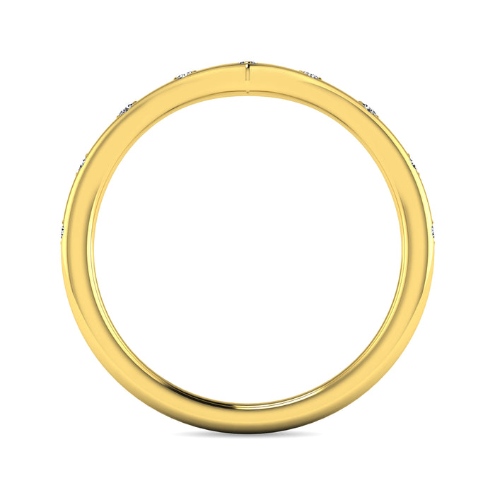 Diamond 1/10 ct tw Stackable Ring in 10K Yellow Gold