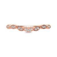 Thumbnail for Diamond 1/20 ct tw Stackable Ring in 14K Rose Gold