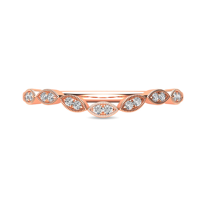 Diamond 1/20 ct tw Stackable Ring in 14K Rose Gold