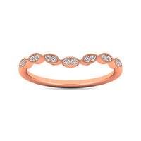 Thumbnail for Diamond 1/20 ct tw Stackable Ring in 14K Rose Gold