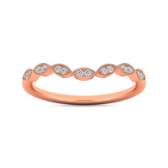 Diamond 1/20 ct tw Stackable Ring in 14K Rose Gold