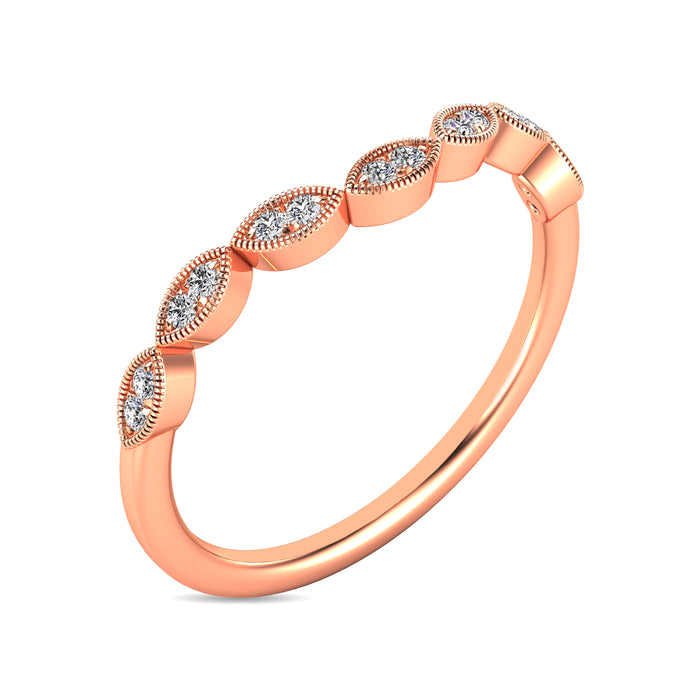 Diamond 1/20 ct tw Stackable Ring in 14K Rose Gold