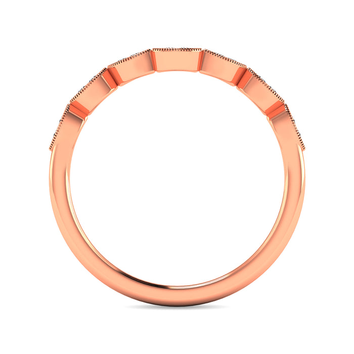 Diamond 1/20 ct tw Stackable Ring in 14K Rose Gold