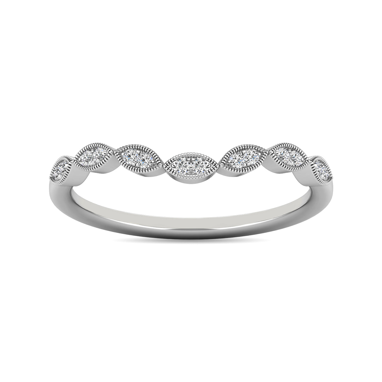 Diamond 1/20 ct tw Stackable Ring in 14K White Gold