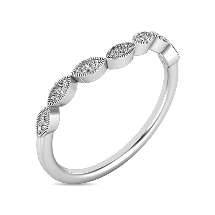 Diamond 1/20 ct tw Stackable Ring in 14K White Gold