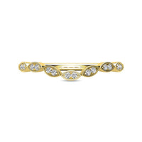 Thumbnail for Diamond 1/20 ct tw Stackable Ring in 10K Yellow Gold