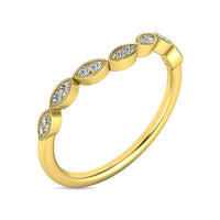 Thumbnail for Diamond 1/20 ct tw Stackable Ring in 10K Yellow Gold
