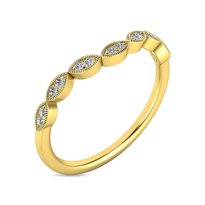 Diamond 1/20 ct tw Stackable Ring in 10K Yellow Gold