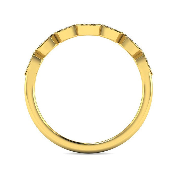 Diamond 1/20 ct tw Stackable Ring in 10K Yellow Gold