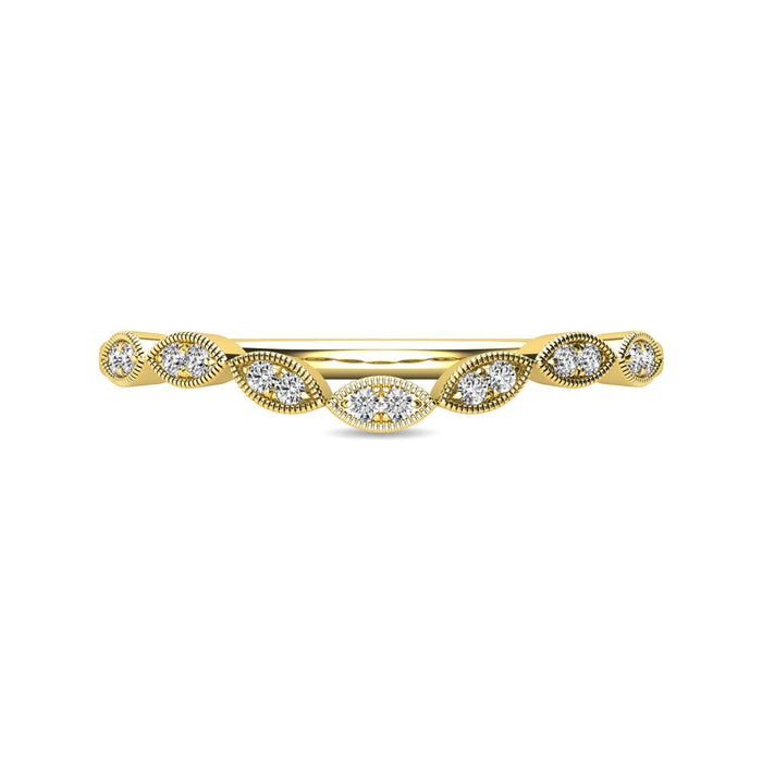 Diamond 1/20 ct tw Stackable Ring in 10K Yellow Gold