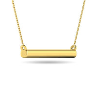 Thumbnail for Diamond 1/20 ct tw Bar Necklace in 10K Yellow Gold