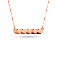 Thumbnail for Diamond 1/20 ct tw Bar Necklace in 10K Rose Gold