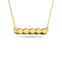 Thumbnail for Diamond 1/20 ct tw Bar Necklace in 10K Yellow Gold