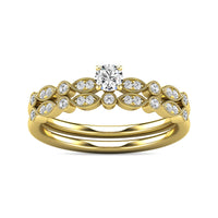 Thumbnail for Diamond 1/3 ct tw Bridal Ring in 10K Yellow Gold