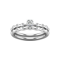 Thumbnail for Diamond 1/3 ct tw Bridal Ring in 10K White Gold