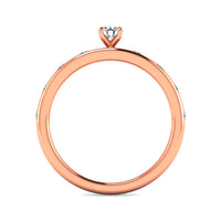 Thumbnail for Diamond 1/3 ct tw Bridal Ring in 10K Rose Gold