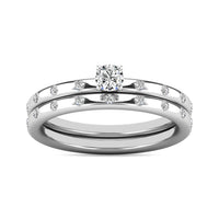 Thumbnail for Diamond 1/3 ct tw Bridal Ring in 10K White Gold