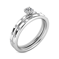 Thumbnail for Diamond 1/3 ct tw Bridal Ring in 10K White Gold