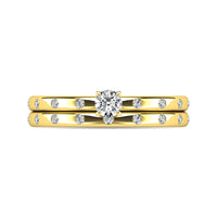 Thumbnail for Diamond 1/3 ct tw Bridal Ring in 10K Yellow Gold