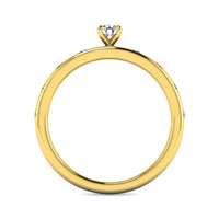 Thumbnail for Diamond 1/3 ct tw Bridal Ring in 10K Yellow Gold