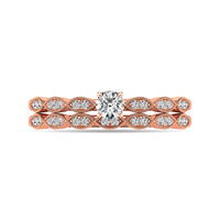 Thumbnail for Diamond 1/3 ct tw Bridal Ring in 10K Rose Gold