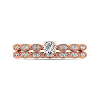 Thumbnail for Diamond 1/3 ct tw Bridal Ring in 10K Rose Gold