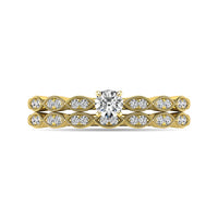 Thumbnail for Diamond 1/3 ct tw Bridal Ring in 10K Yellow Gold
