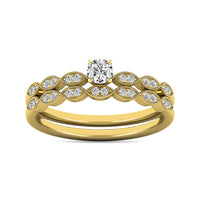 Thumbnail for Diamond 1/3 ct tw Bridal Ring in 10K Yellow Gold