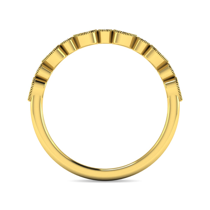 Diamond 1/10 ct tw Stackable Ring in 10K Yellow Gold