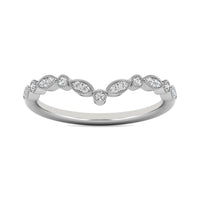 Thumbnail for Diamond 1/10 ct tw Anniversary Band in 10K White Gold