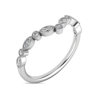 Thumbnail for Diamond 1/10 ct tw Anniversary Band in 10K White Gold
