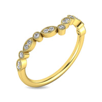 Thumbnail for Diamond 1/10 ct tw Anniversary Band in 10K Yellow Gold