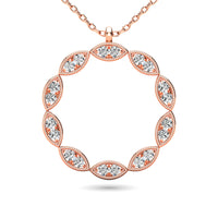 Thumbnail for Diamond 1/10 ct tw Fashion Pendant in 10K Rose Gold