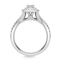 Thumbnail for Diamond 1 Ct.Tw. Round Cut Bridal Ring in 14K White Gold