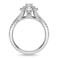 Thumbnail for Diamond 1 Ct.Tw. Round Cut Bridal Ring in 14K White Gold