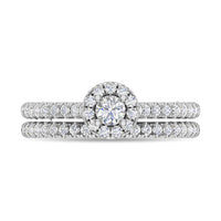 Thumbnail for Diamond 3/4 Ct.Tw. Round Cut Bridal Ring in 14K White Gold