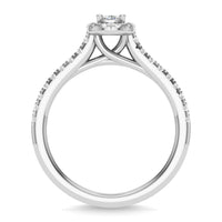 Thumbnail for Diamond 3/4 Ct.Tw. Oval Cut Bridal Ring in 14K White Gold