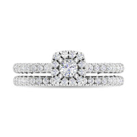 Thumbnail for Diamond 3/4 Ct.Tw. Round Cut Bridal Ring in 14K White Gold