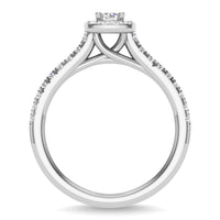 Thumbnail for Diamond 3/4 Ct.Tw. Round Cut Bridal Ring in 14K White Gold