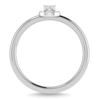 Thumbnail for Diamond 1/6 Ct.Tw. Round Cut Promise Ring in 14K White Gold