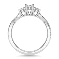 Thumbnail for Diamond 1 Ct.Tw. Round Cut Bridal Ring in 14K White Gold