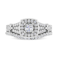 Thumbnail for Diamond 3/4 Ct.Tw. Round Cut Engagement Ring in 14K White Gold