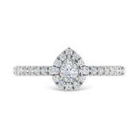 Thumbnail for Diamond 3/4 Ct.Tw. Pear Cut Engagement Ring in 14K White Gold